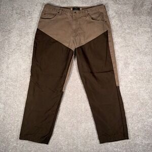 RedHead Men's 40x30 Canvas Briar Hunting Field Pants Brown Two Tone Workwear